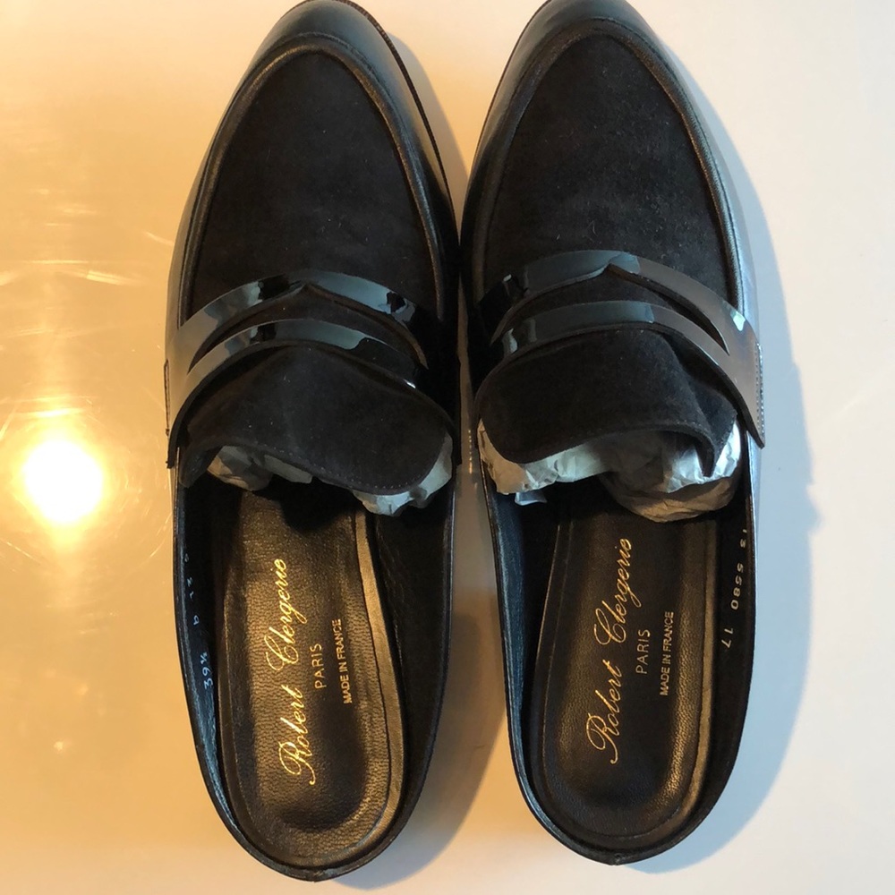 Robert Clergerie Suede Mules size 39.5